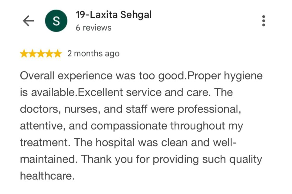 Jain Hospital Review 4
