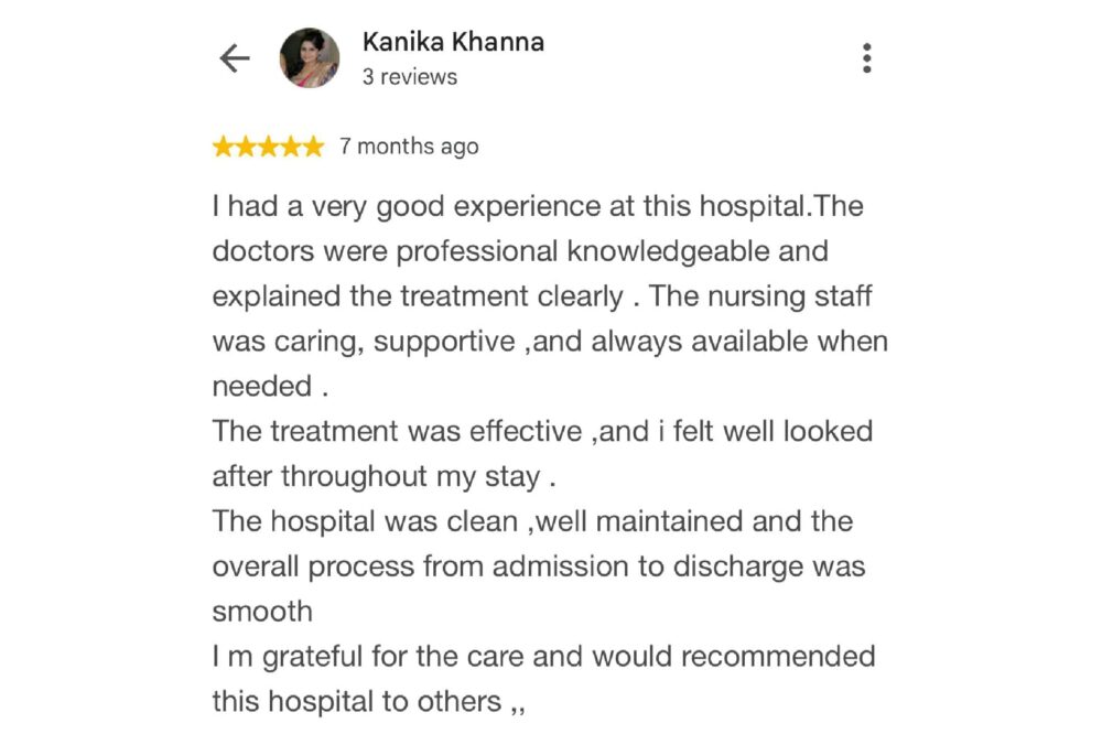 Jain Hospital Review 7